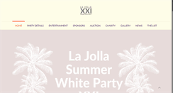 Desktop Screenshot of lajollasummerwhiteparty.com